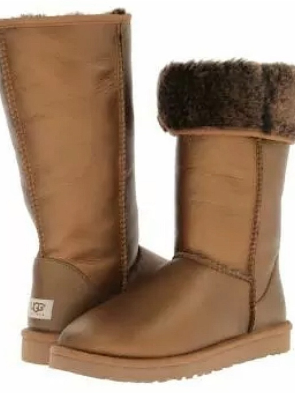 Rare! UGG Classic Tall Bronze Metallic size 8 🧡
